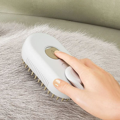 Brosse pour Chien - GroomingPro™ - Blanc & Beige - Planète Canine